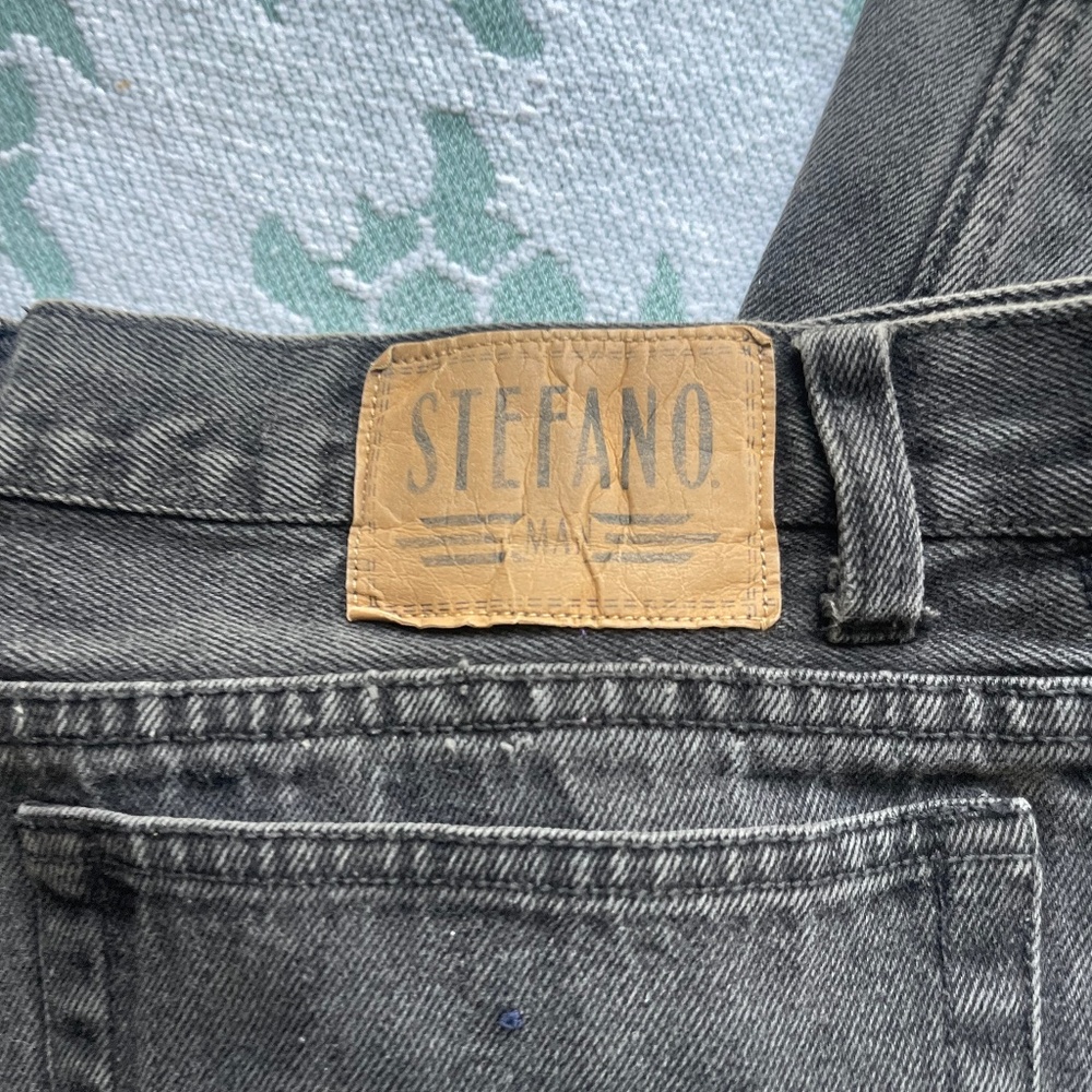Stefano Man 36x32 Black Denim Jeans